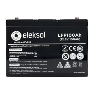Bateria eleksol 100ah litio 300x300 - Batería Eleksol de Litio LiFePO4 12.8V 100Ah Bluetooth y BMS