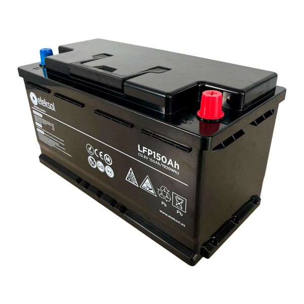 Bateria eleksol 150ah litio2 600x600 - Batería de Litio Eleksol LiFePO4 150Ah Bluetooth y BMS