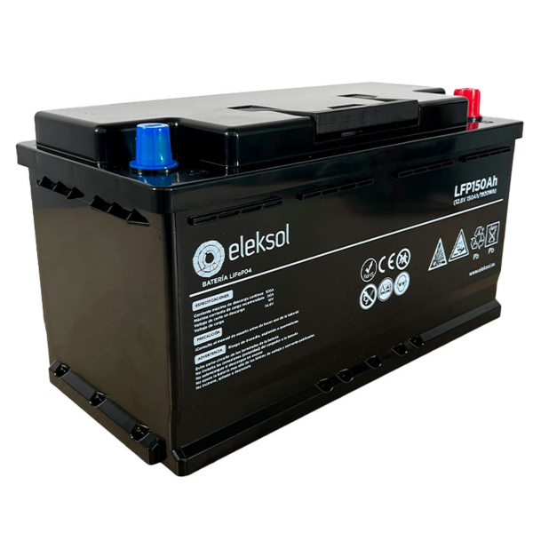 Bateria eleksol 150ah litio4 600x600 - Batería de Litio Eleksol LiFePO4 150Ah Bluetooth y BMS